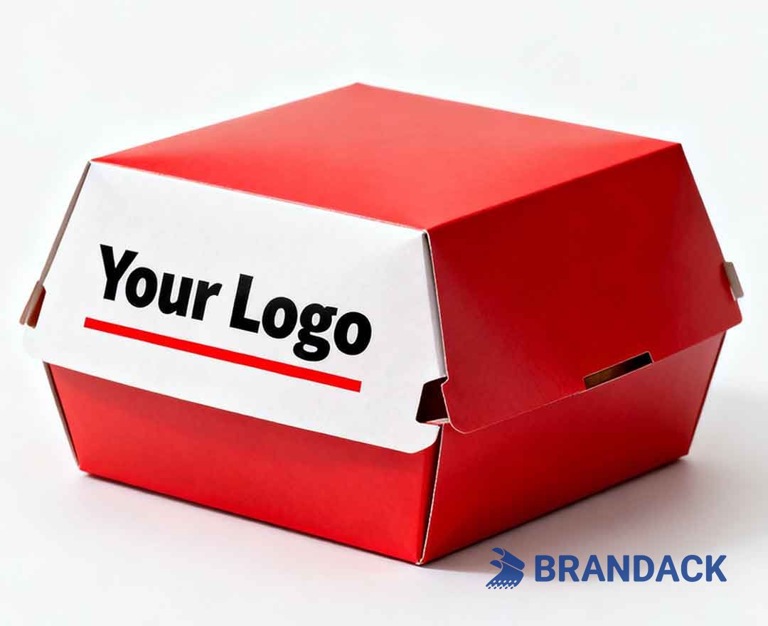 Custom Printed Burger Boxes - Hamburger Box Packaging Supplies