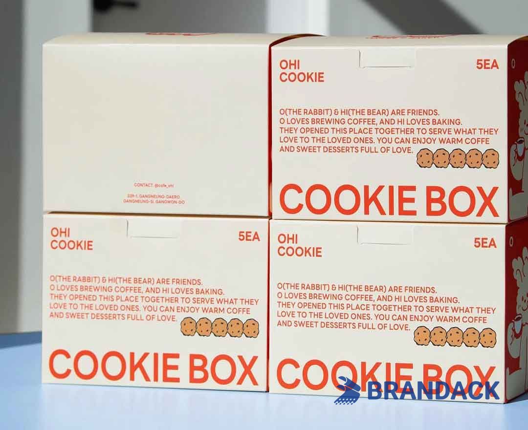 Custom Personalized Cookie Packaging Boxes with Logo