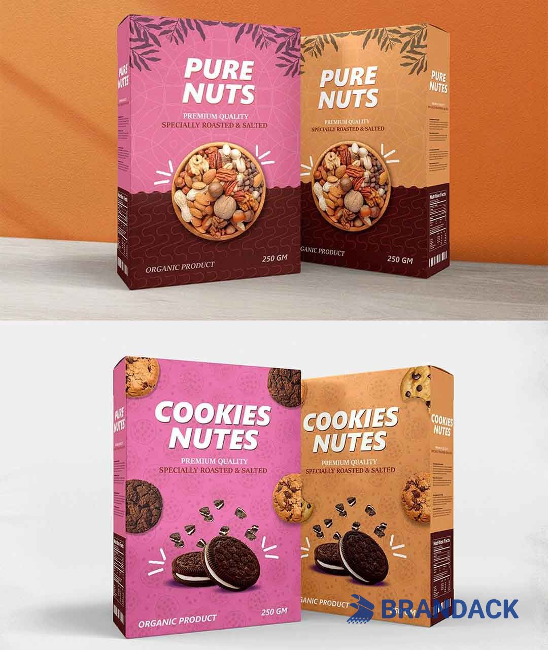 Custom Personalized Cookie Packaging Boxes with Logo