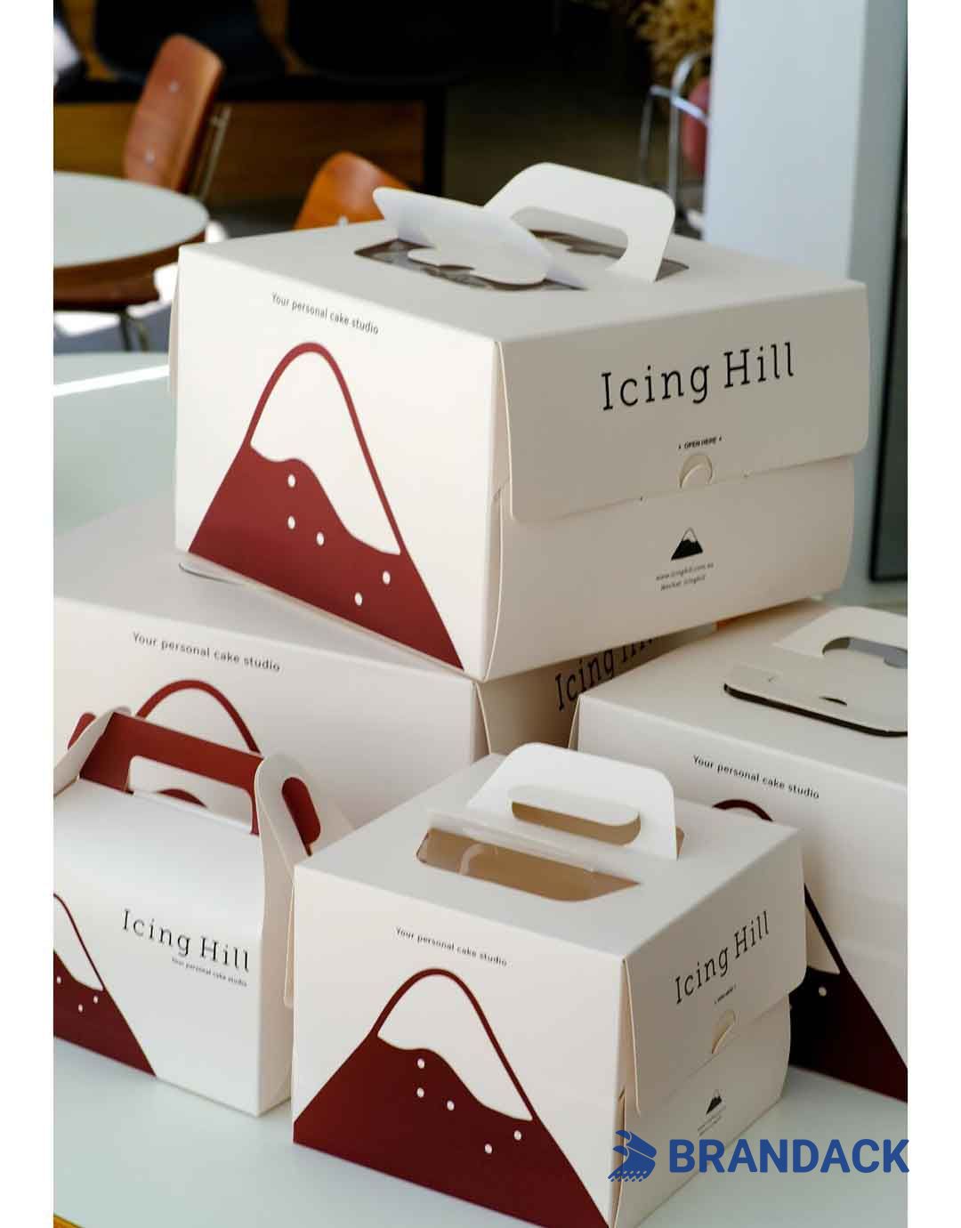 Custom Cake Boxes with Logo - Customised Cupcake Boxes Packaging