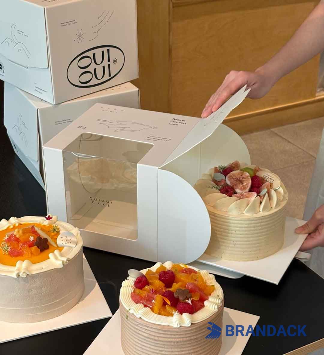 Custom Cake Boxes with Logo - Customised Cupcake Boxes Packaging