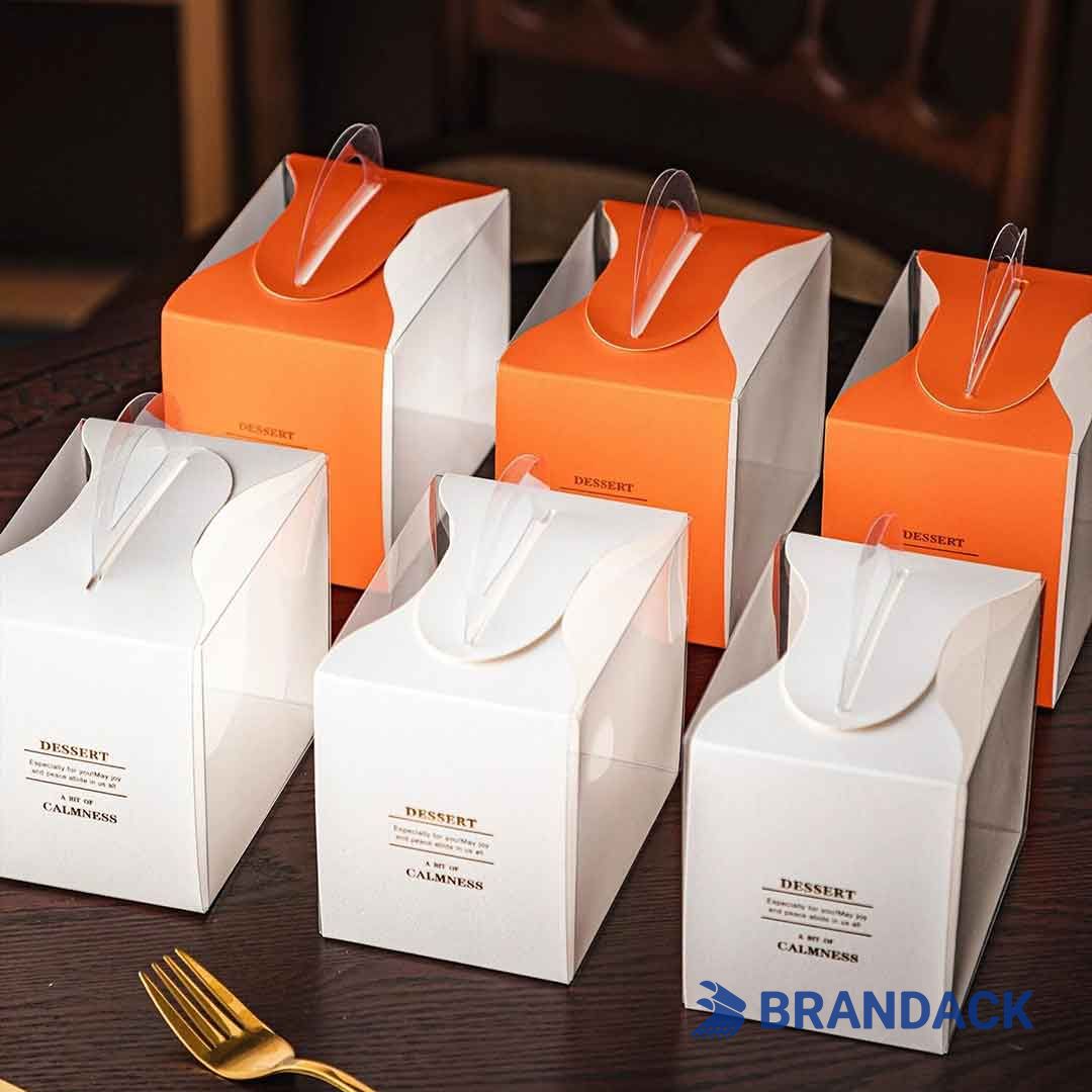 Custom Cake Boxes with Logo - Customised Cupcake Boxes Packaging