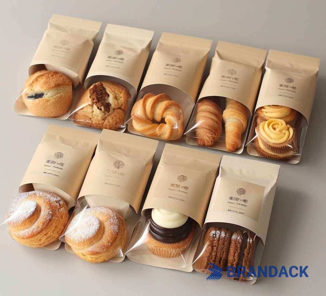 Custom Bakery Boxes and Bags with Logo - Personalized Baking Bags
