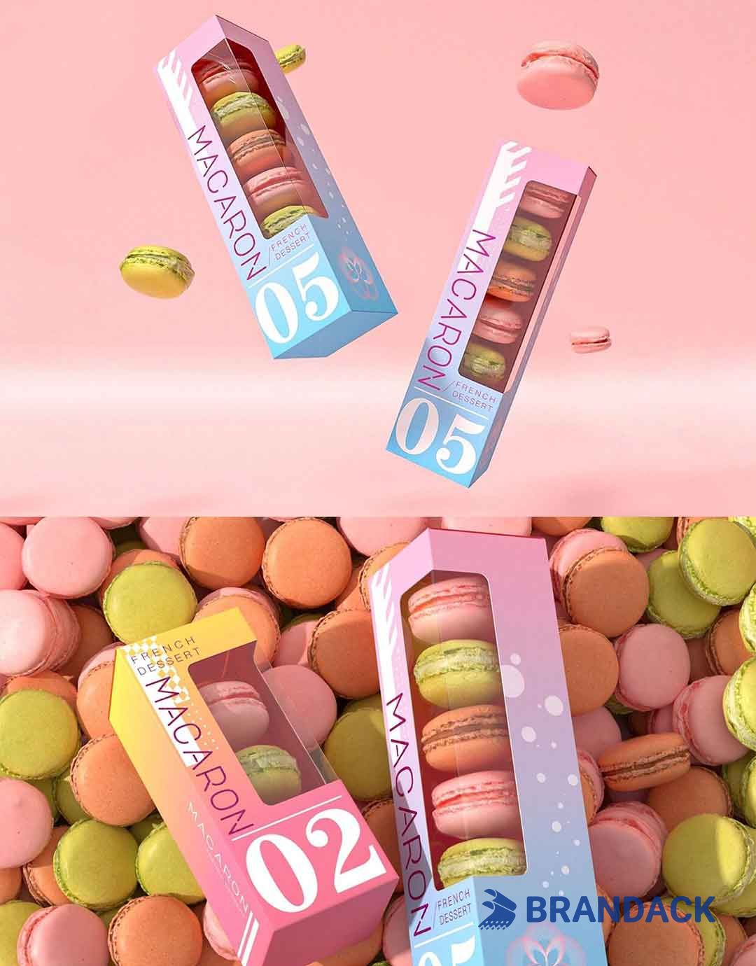 Custom Personalized Macaron Boxes - Bulk Macaron Packaging Supplies