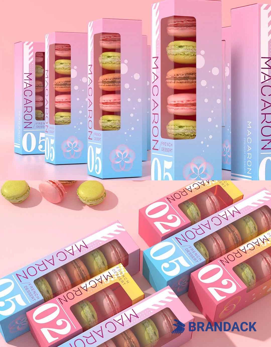 Custom Personalized Macaron Boxes - Bulk Macaron Packaging Supplies