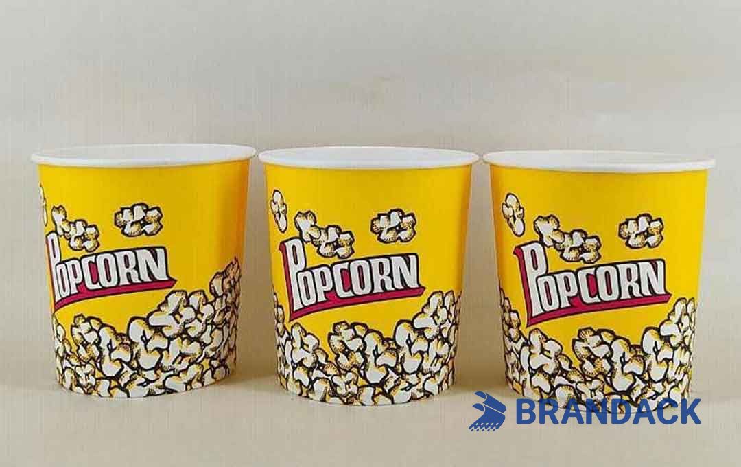 Personalized Popcorn Bucket Branded with Logo and Design Service