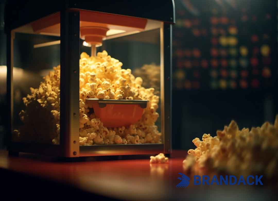 Personalized Popcorn Bucket Branded with Logo and Design Service