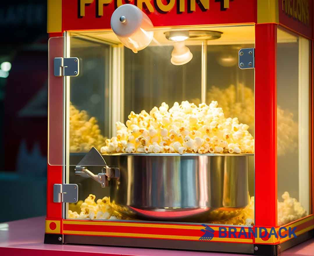 Personalized Popcorn Bucket Branded with Logo and Design Service