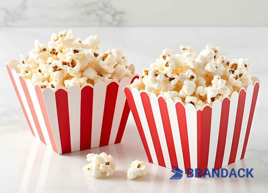 Custom Printed Popcorn Boxes Tailored to Brand for Cinemas