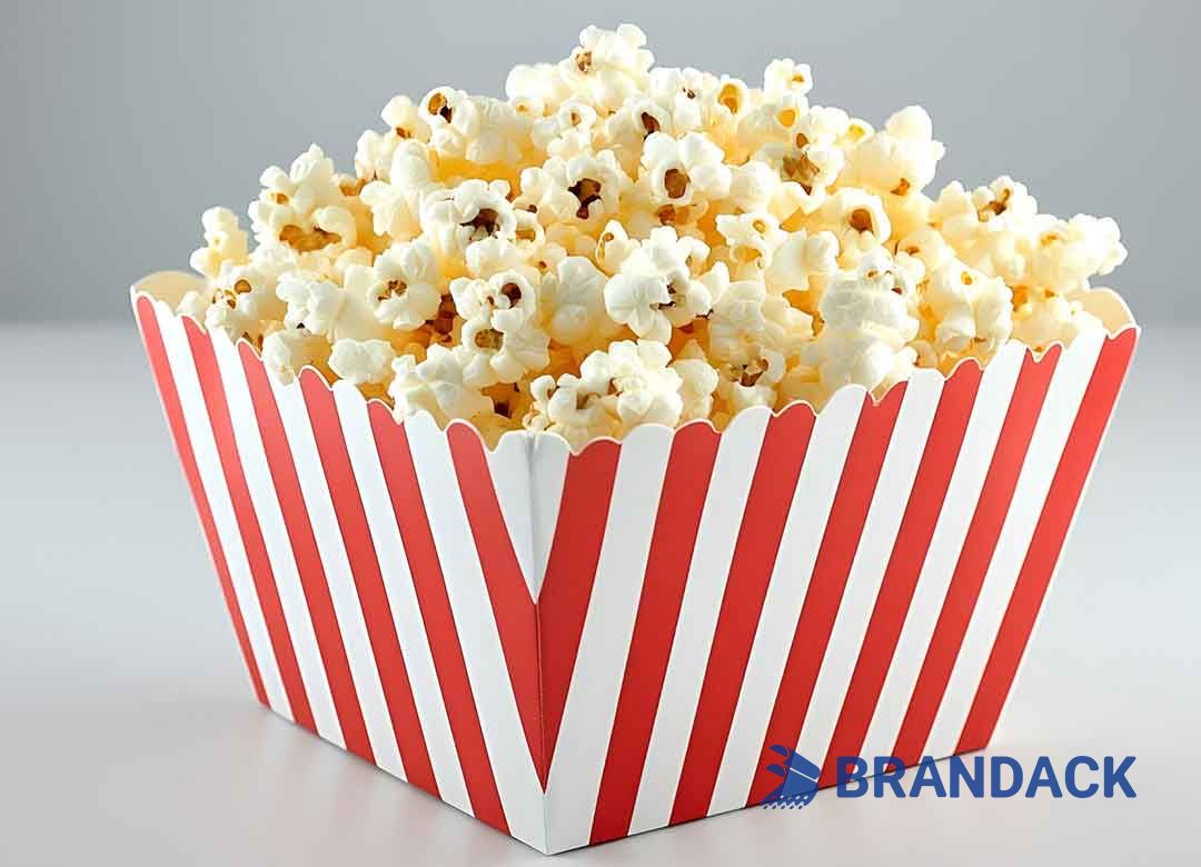 Custom Printed Popcorn Boxes Tailored to Brand for Cinemas