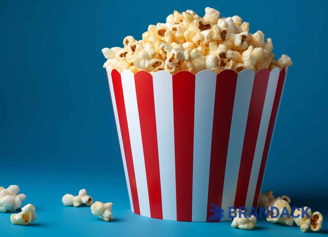 Custom Printed Popcorn Boxes Tailored to Brand for Cinemas