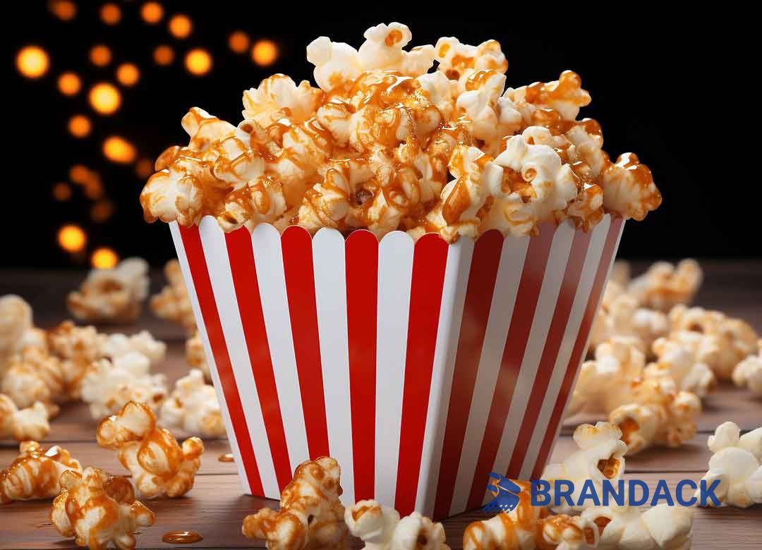 Custom Printed Popcorn Boxes Tailored to Brand for Cinemas