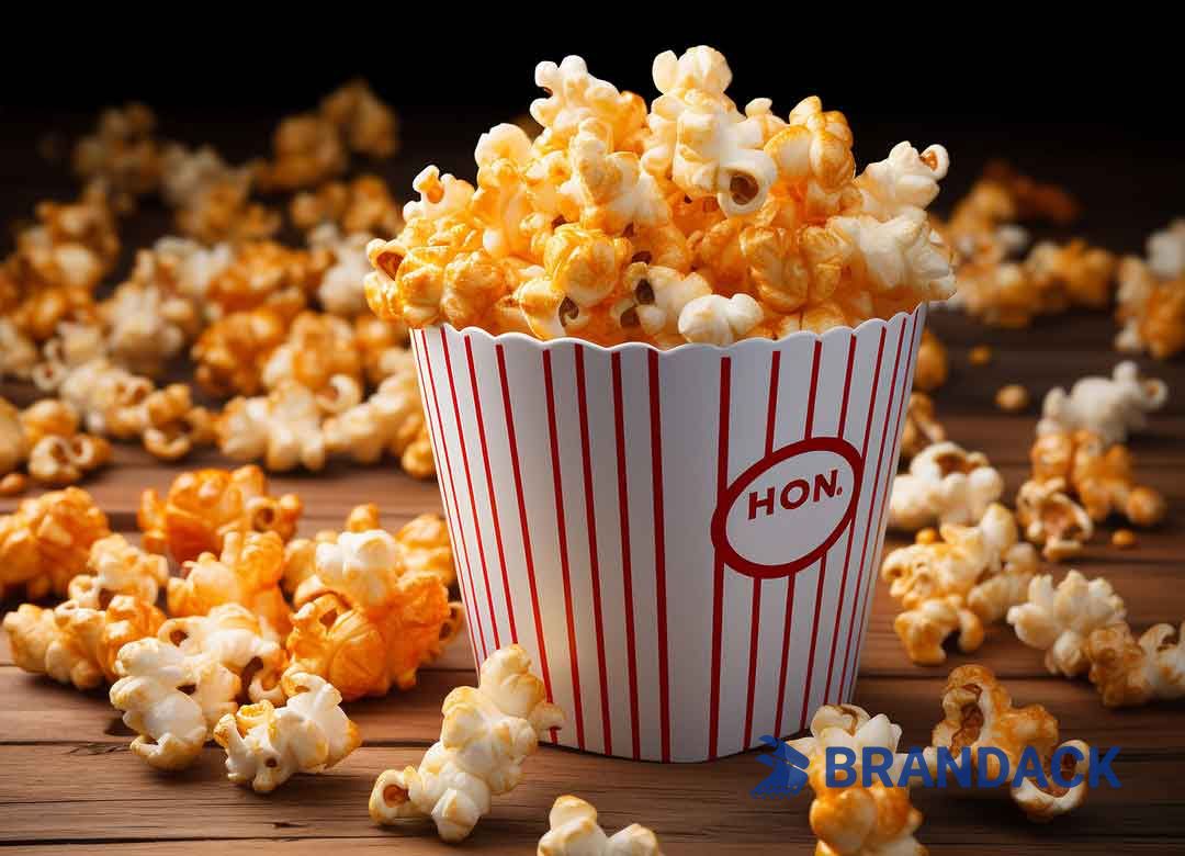 Custom Printed Popcorn Boxes Tailored to Brand for Cinemas