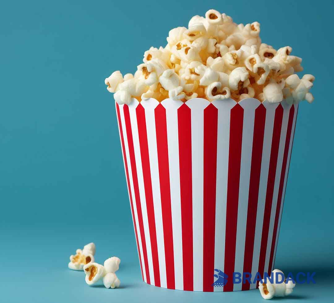 Custom Printed Popcorn Boxes Tailored to Brand for Cinemas