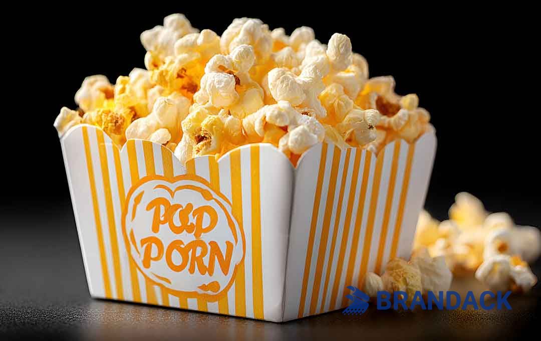 Custom Printed Popcorn Boxes Tailored to Brand for Cinemas