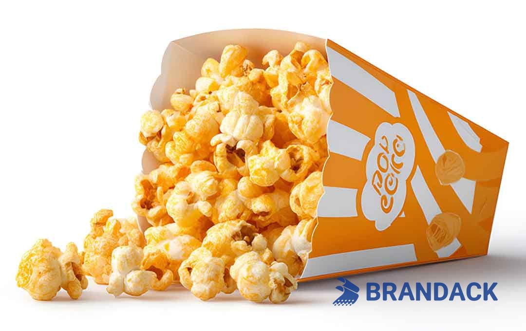 Custom Printed Popcorn Boxes Tailored to Brand for Cinemas