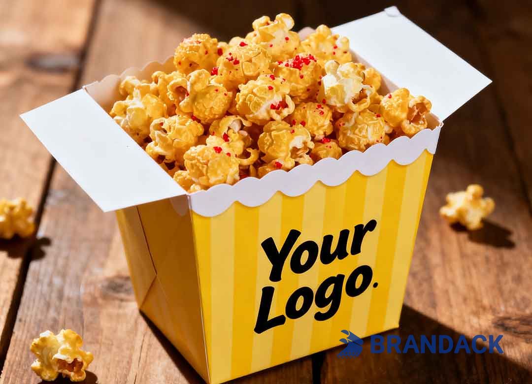 Custom Printed Popcorn Boxes Tailored to Brand for Cinemas