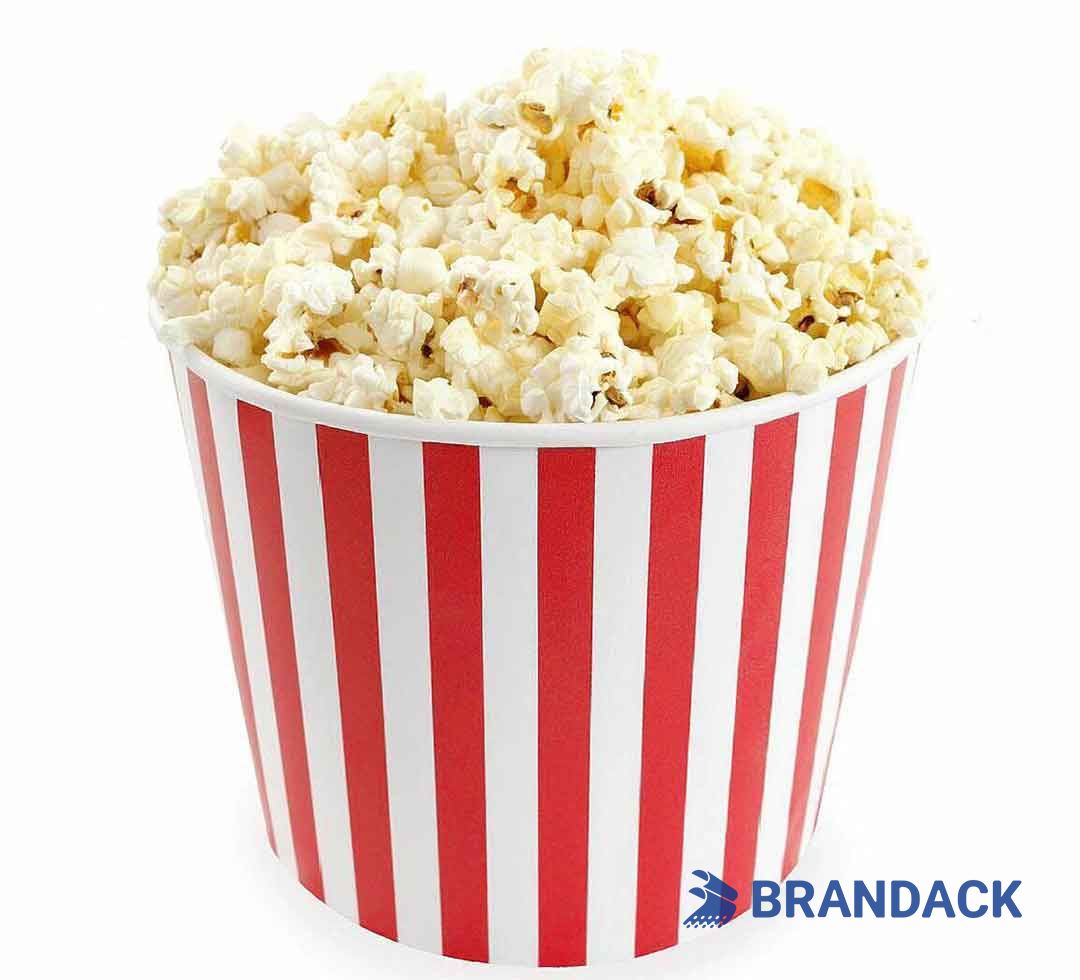 Branded Popcorn Boxes Wholesale Supplies Personalised with Your Logo