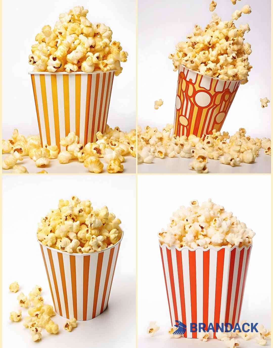 Branded Popcorn Boxes Wholesale Supplies Personalised with Your Logo