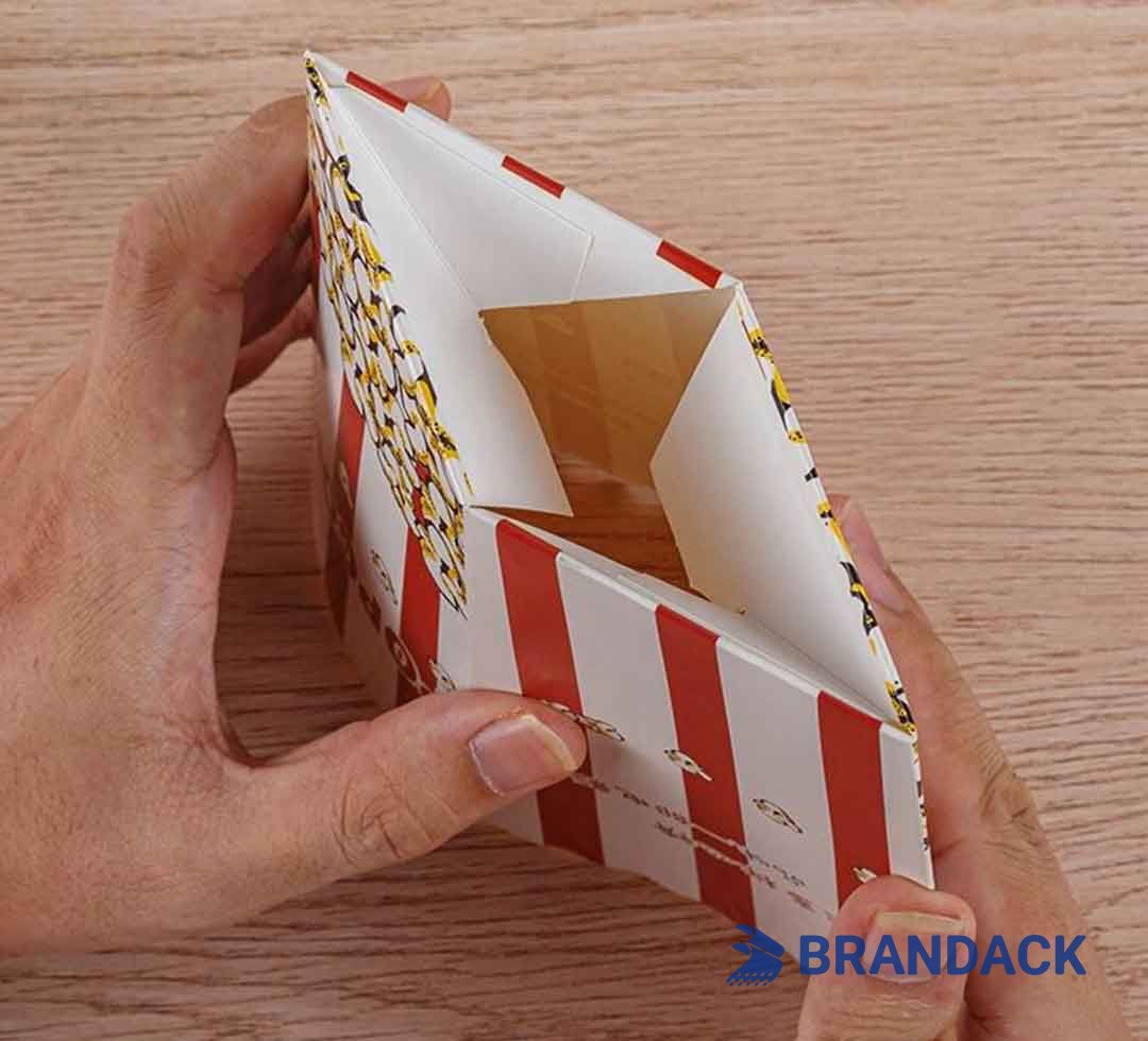 Branded Popcorn Boxes Wholesale Supplies Personalised with Your Logo