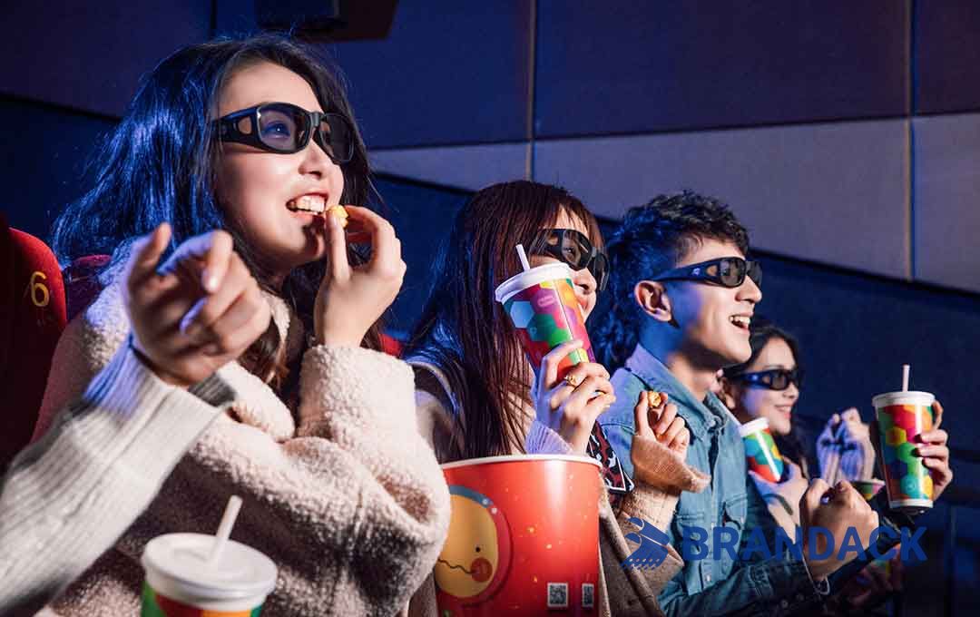 Branded Popcorn Boxes Wholesale Supplies Personalised with Your Logo