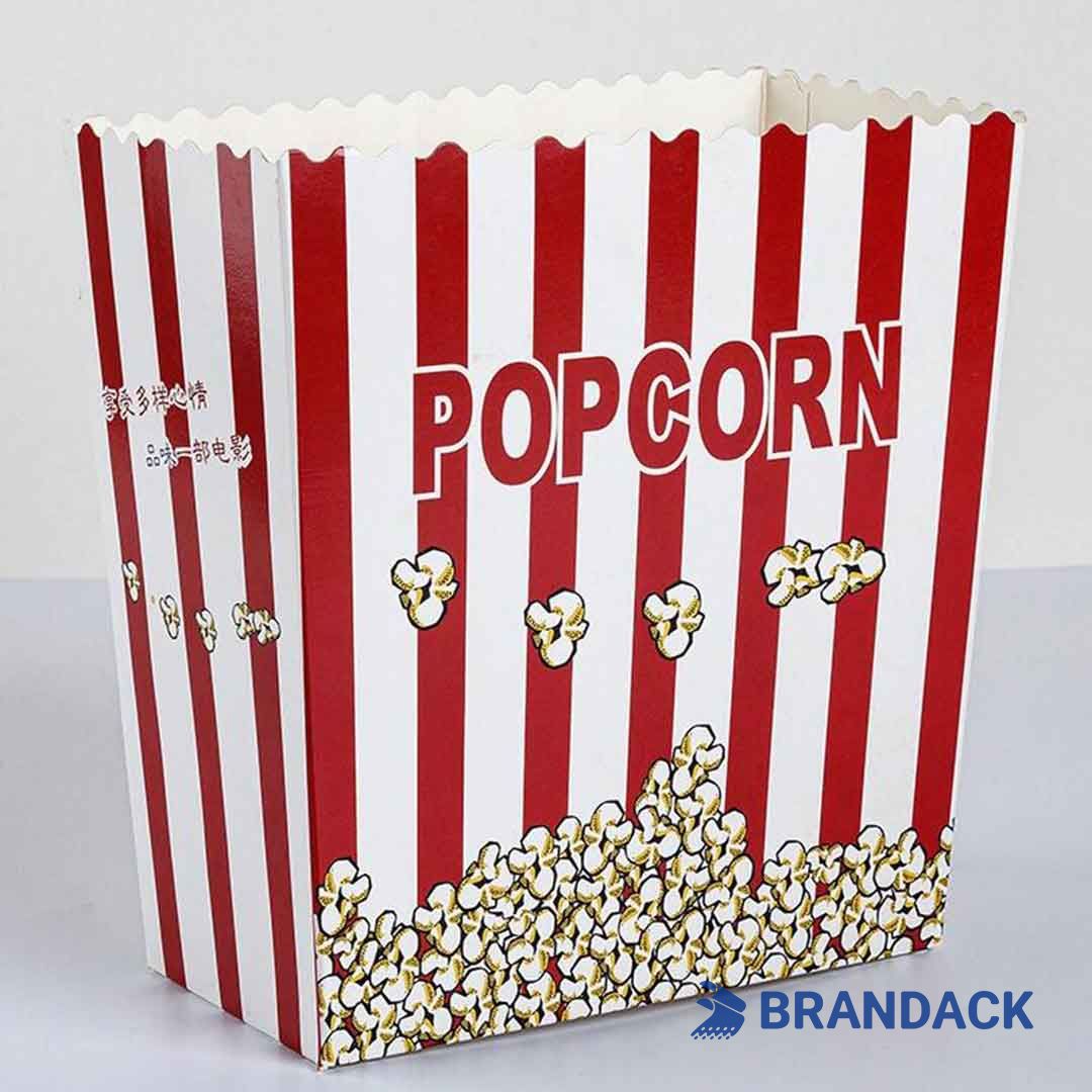 Branded Popcorn Boxes Wholesale Supplies Personalised with Your Logo