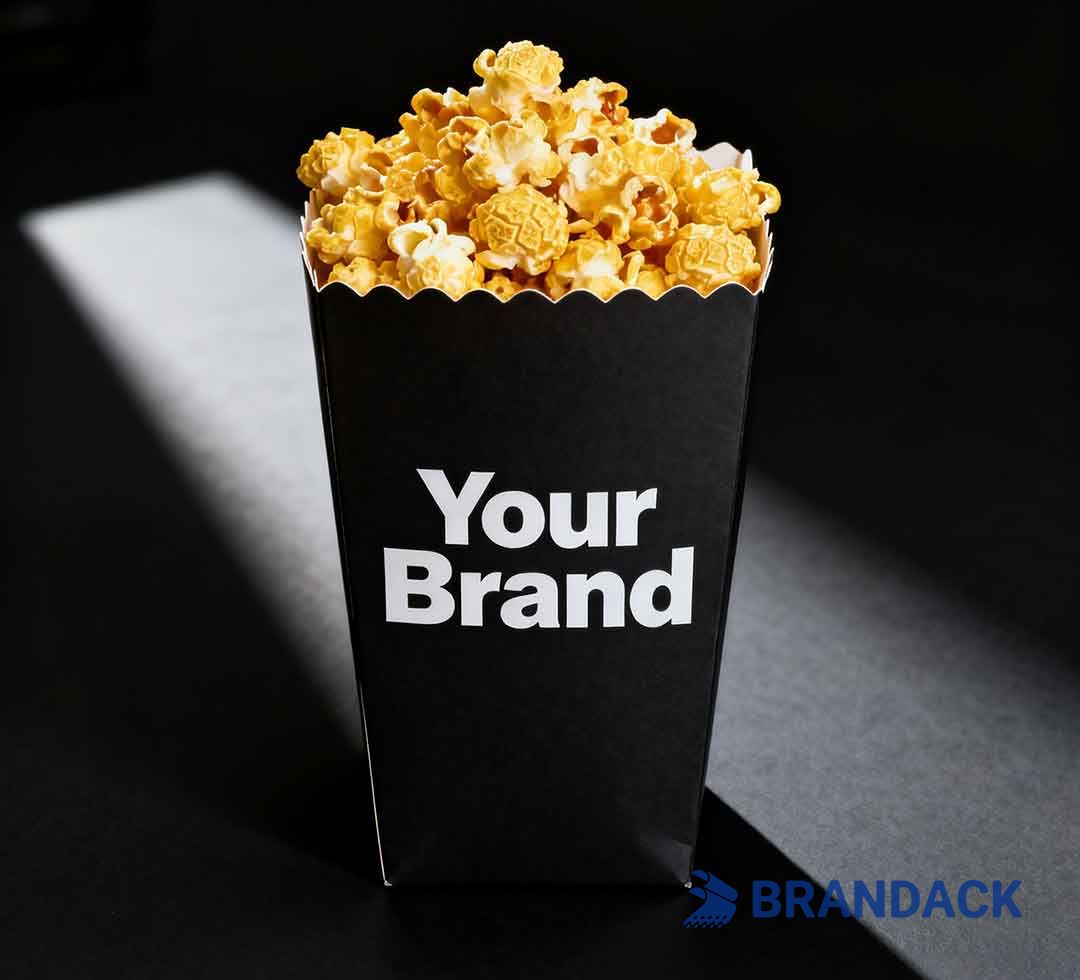Branded Popcorn Boxes Wholesale Supplies Personalised with Your Logo