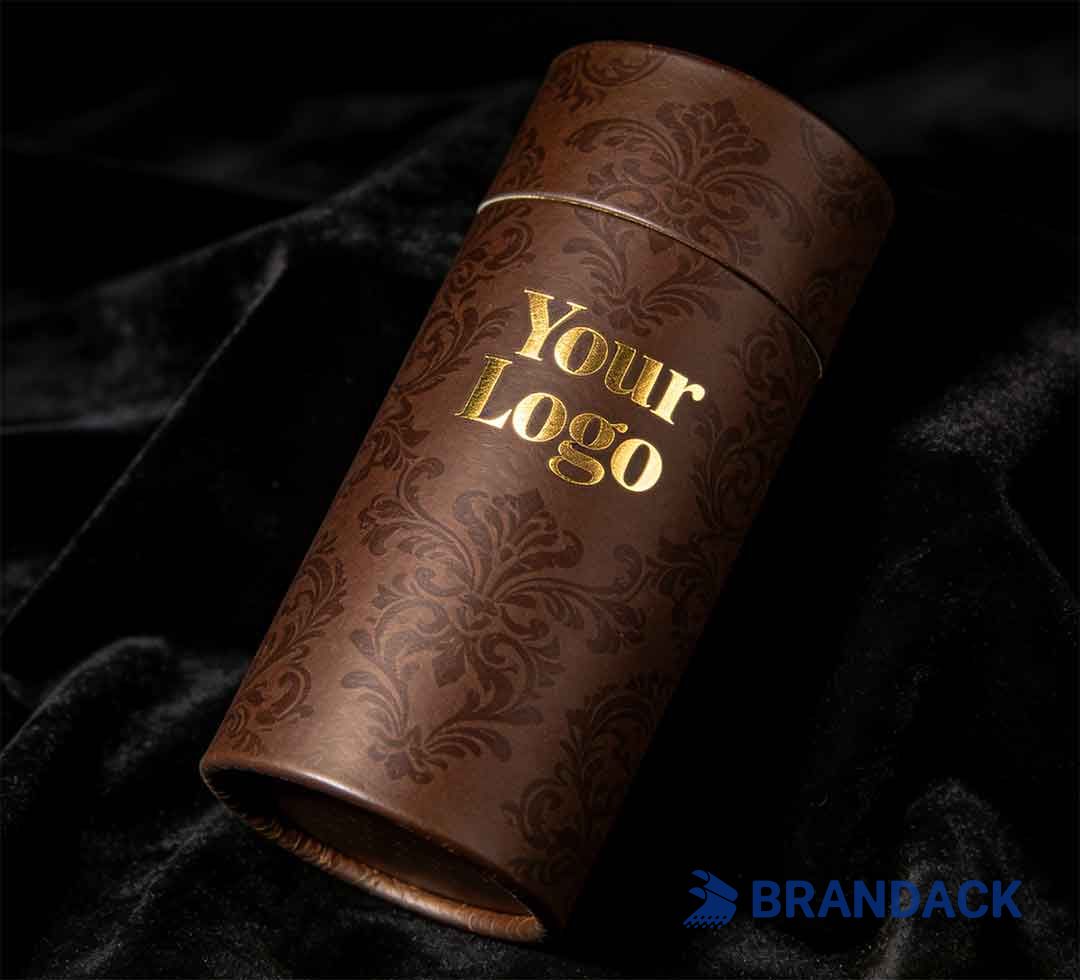Custom Paper Tube Packaging with Design Service to Stand Out
