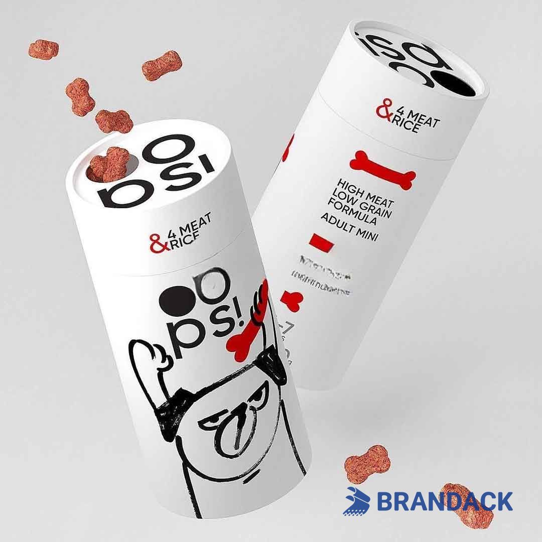 Custom Shipping Cardboard Cylinder Tubes Packaging