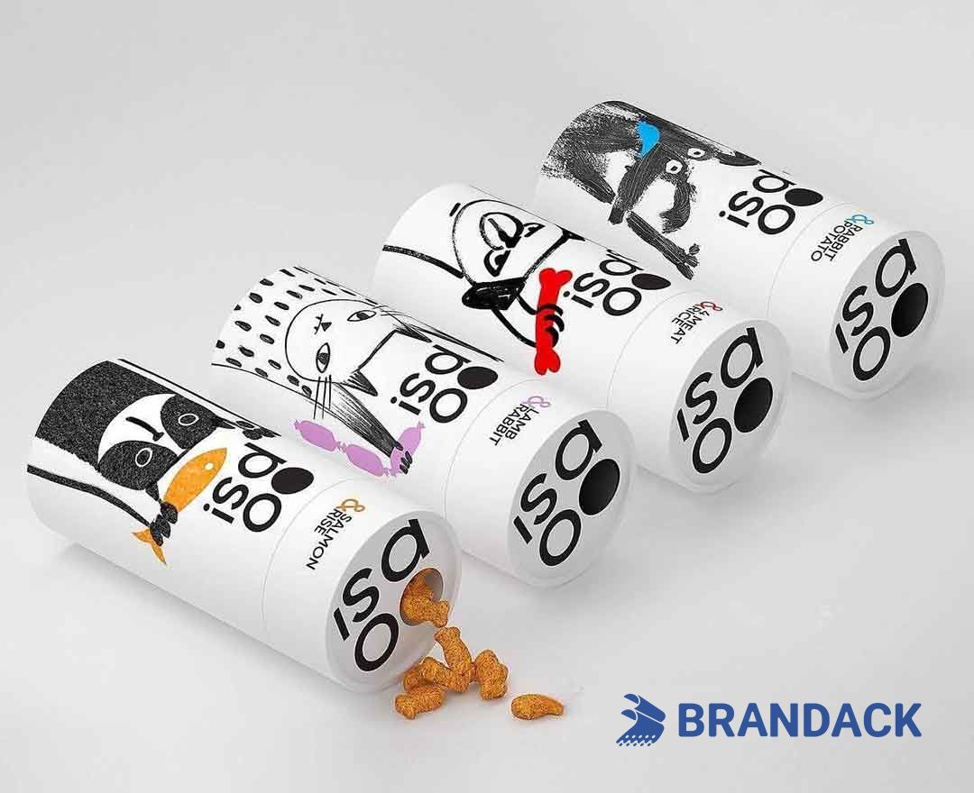 Custom Shipping Cardboard Cylinder Tubes Packaging