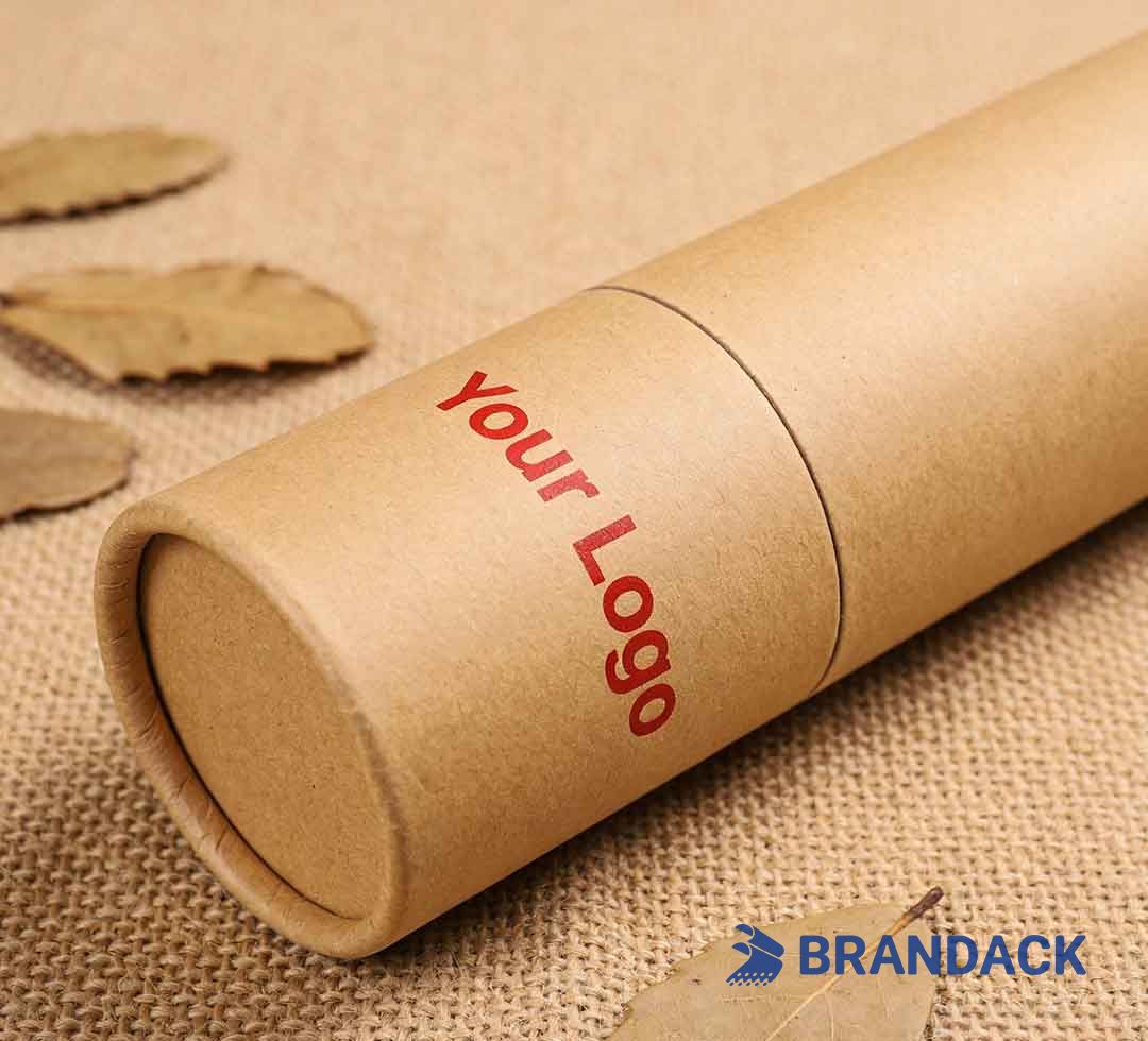 Custom Shipping Cardboard Cylinder Tubes Packaging