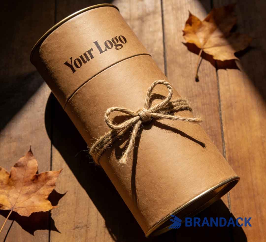 Custom Shipping Cardboard Cylinder Tubes Packaging