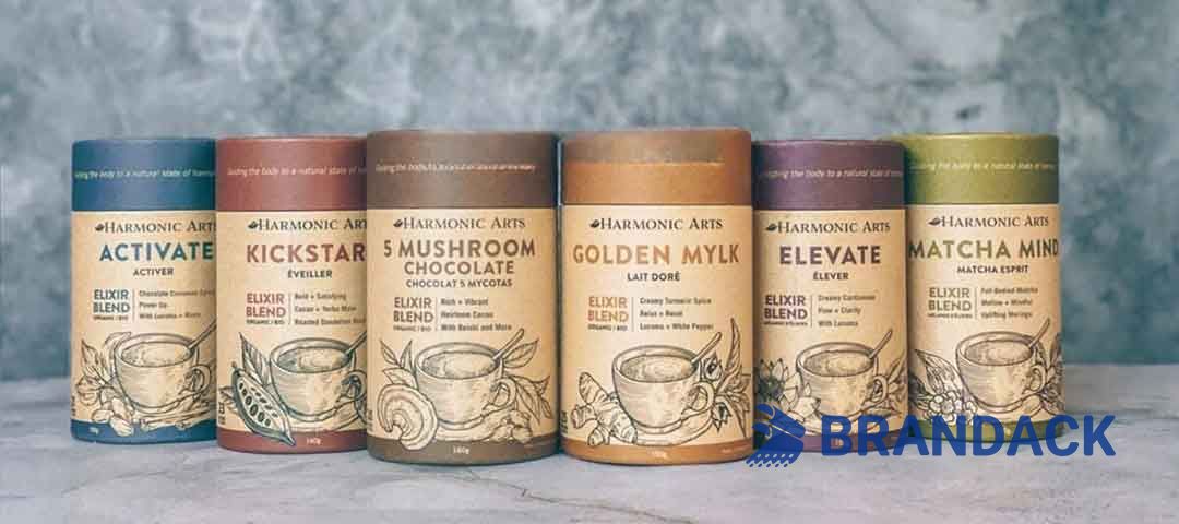 Custom Shipping Cardboard Cylinder Tubes Packaging