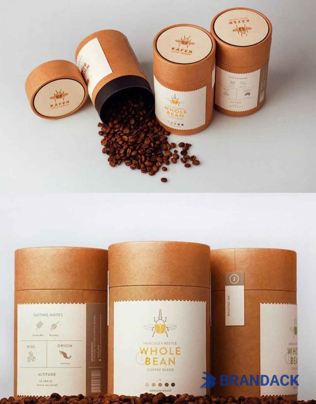 Custom Package Tubes for Shipping and Packing Delivery