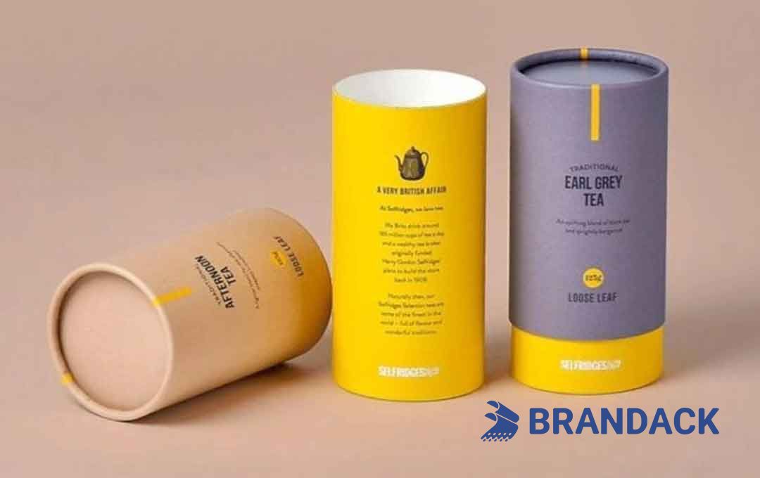 Custom Cardboard Cylinder Packaging Tubes Tailored to Brand