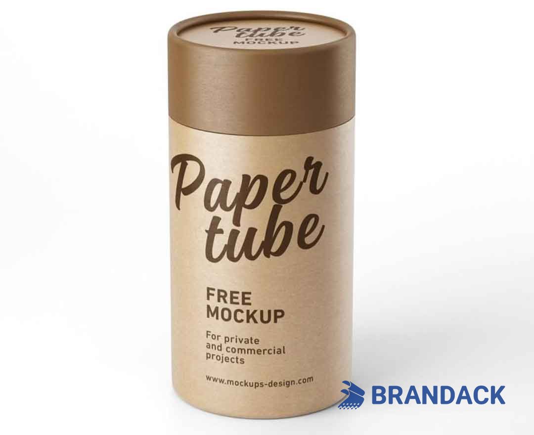 Kraft Paper Cylinder Tube Packaging for Shipping and Delivery