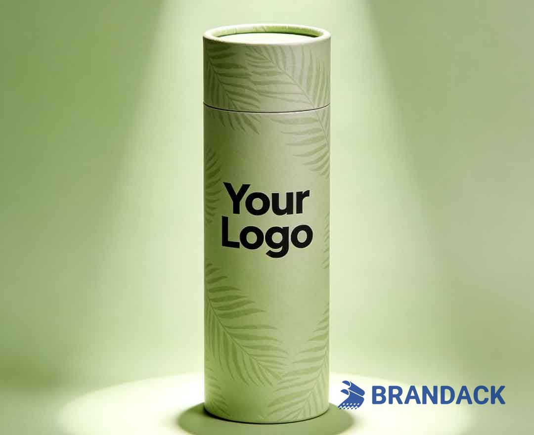 Kraft Paper Cylinder Tube Packaging for Shipping and Delivery