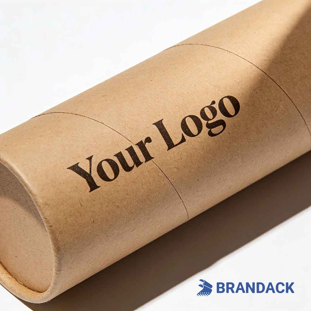 Kraft Paper Cylinder Tube Packaging for Shipping and Delivery