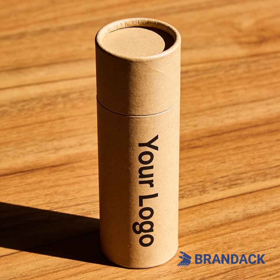 Kraft Paper Cylinder Tube Packaging for Shipping and Delivery