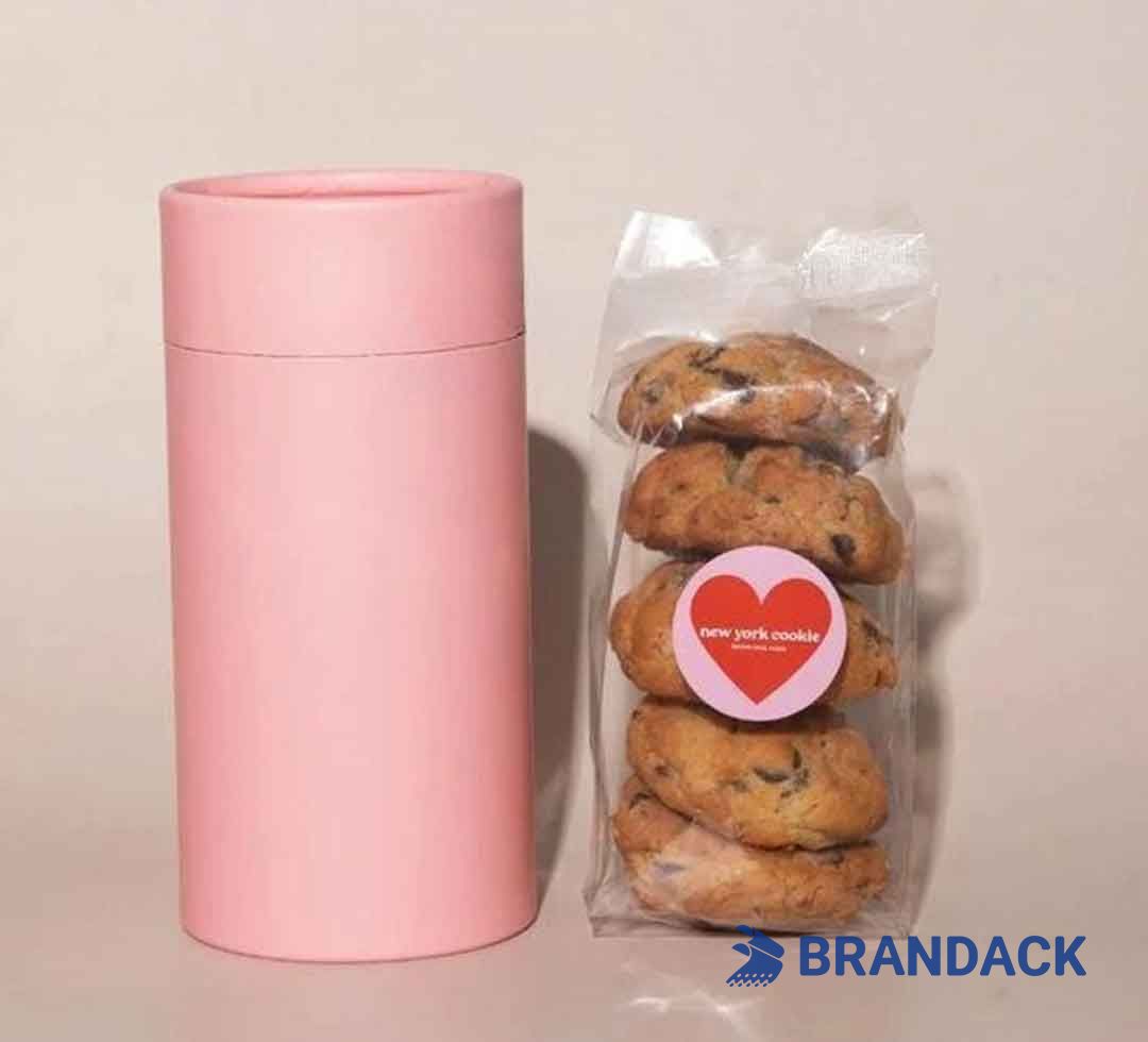 Cardboard Paper Tube Food Cylinder Packaging Tailored to Brand