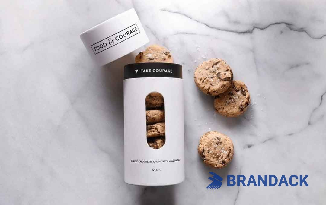 Cardboard Paper Tube Food Cylinder Packaging Tailored to Brand