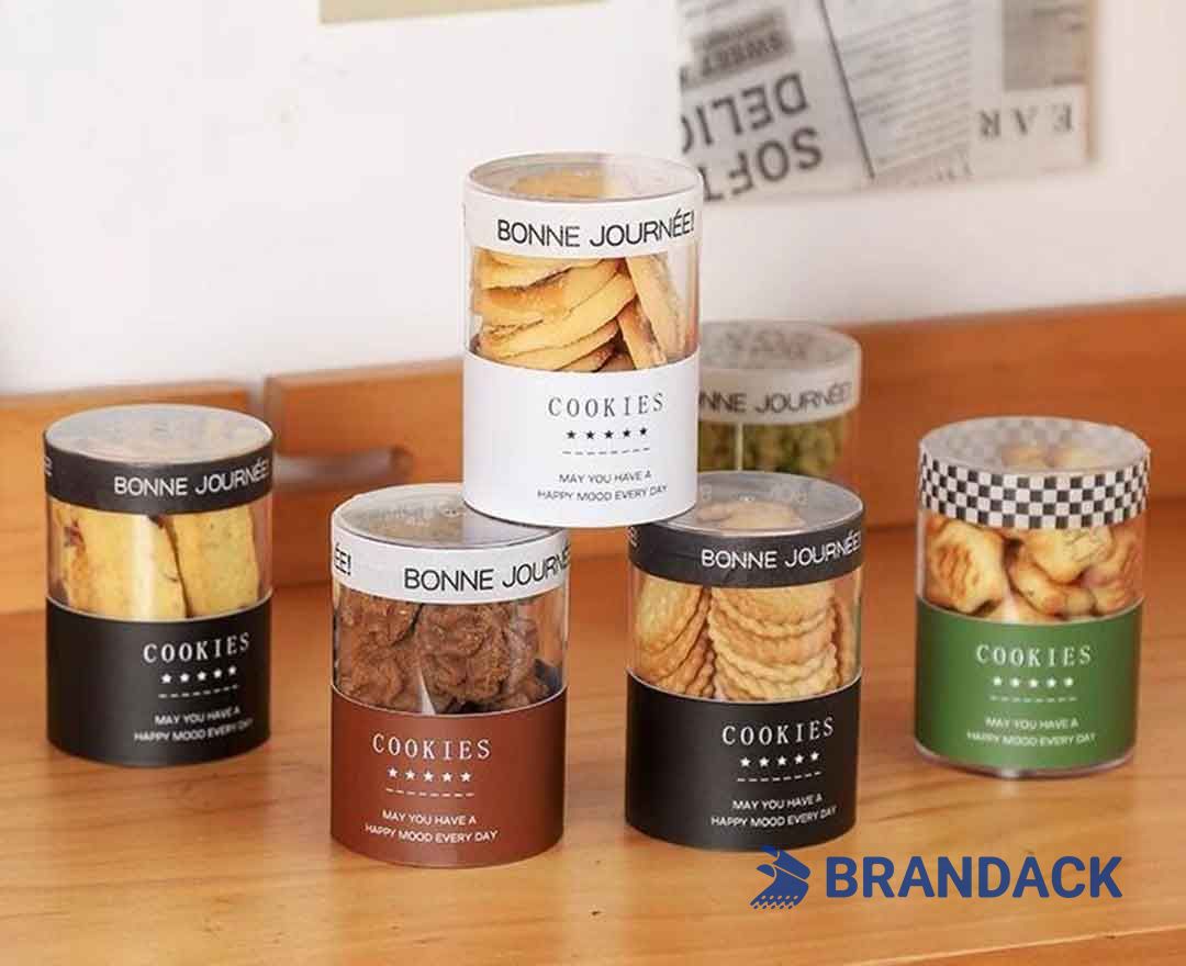 Cardboard Paper Tube Food Cylinder Packaging Tailored to Brand