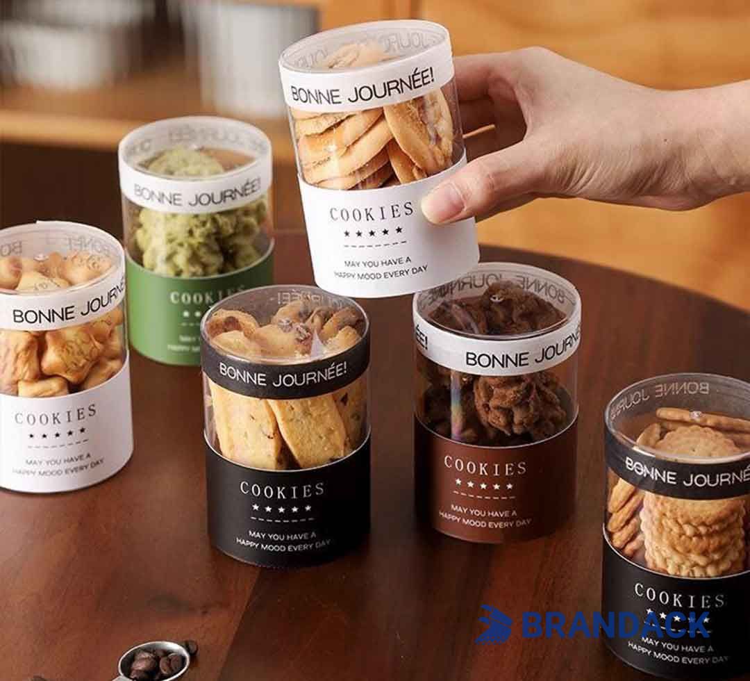 Cardboard Paper Tube Food Cylinder Packaging Tailored to Brand