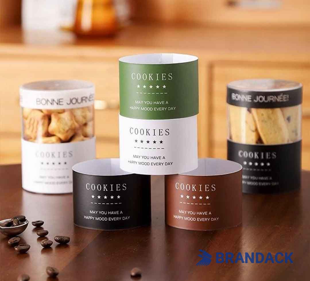 Cardboard Paper Tube Food Cylinder Packaging Tailored to Brand