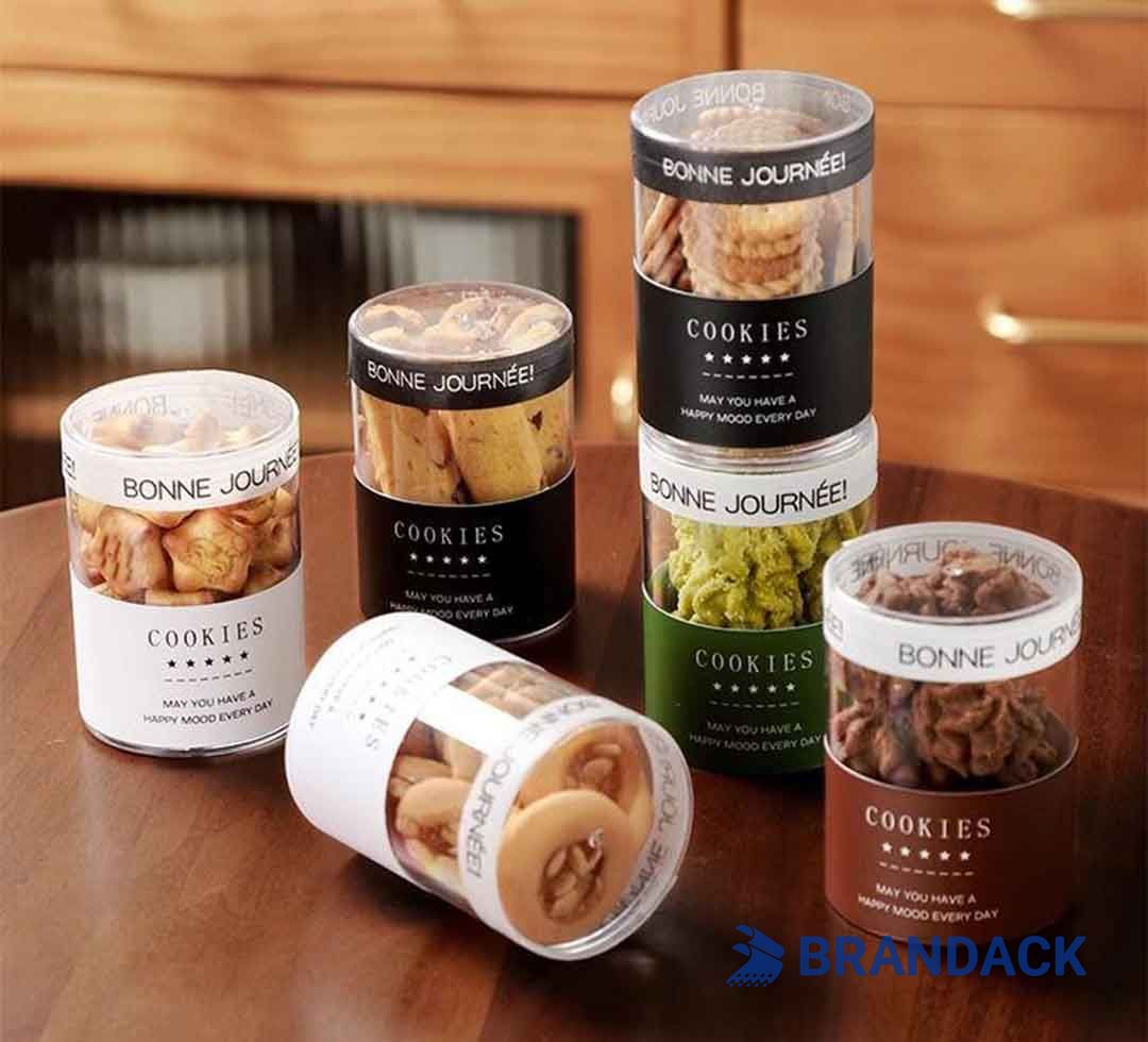 Cardboard Paper Tube Food Cylinder Packaging Tailored to Brand