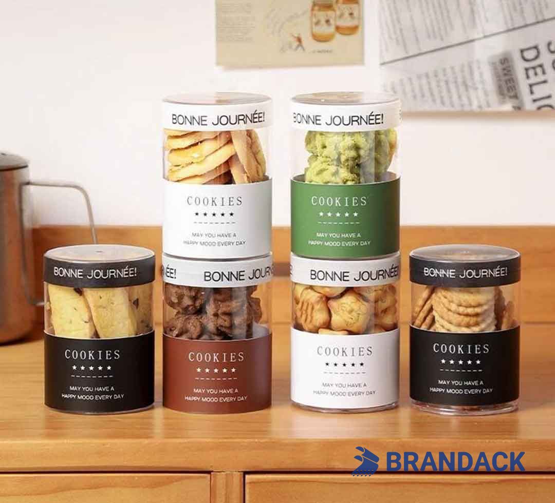 Cardboard Paper Tube Food Cylinder Packaging Tailored to Brand