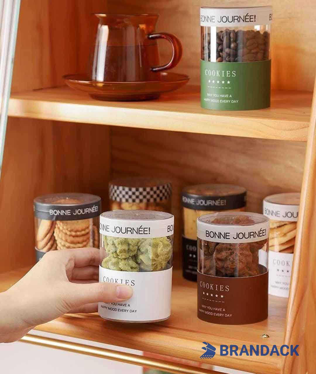 Cardboard Paper Tube Food Cylinder Packaging Tailored to Brand