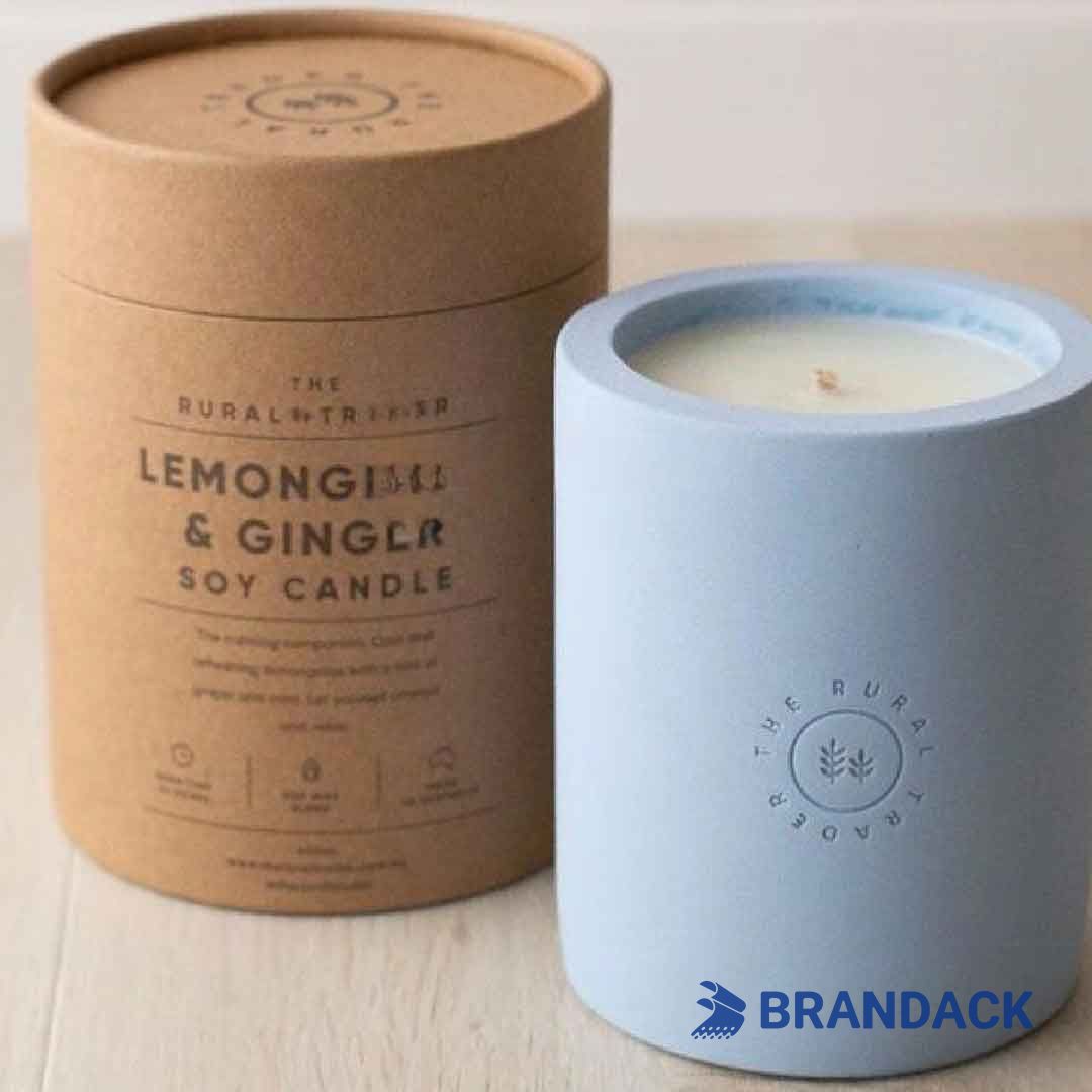Kraft Paper Tube Candle Packaging Tailored to Your Brand