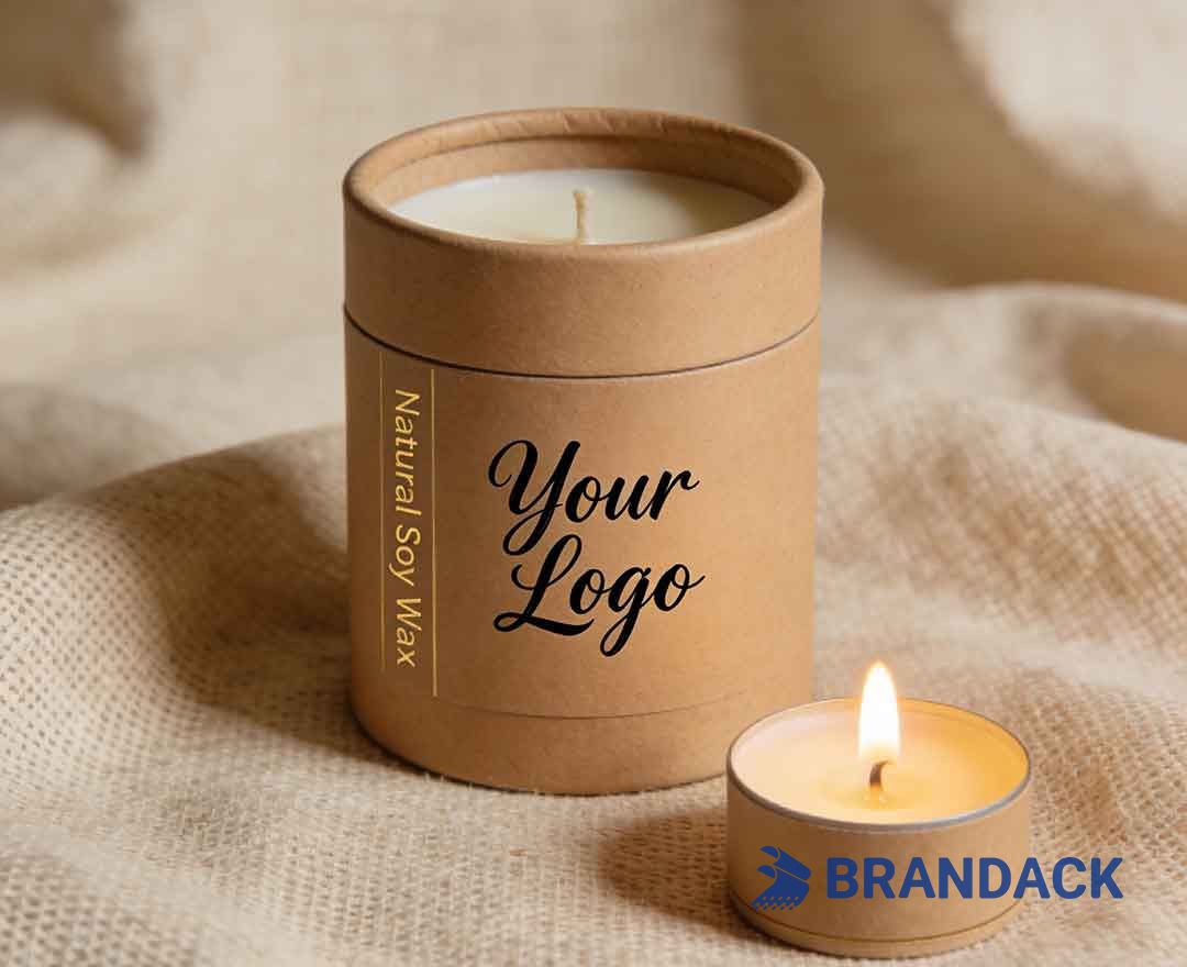 Kraft Paper Tube Candle Packaging Tailored to Your Brand