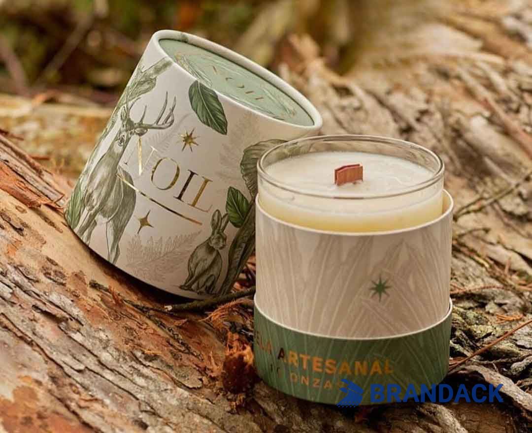 Kraft Paper Tube Candle Packaging Tailored to Your Brand